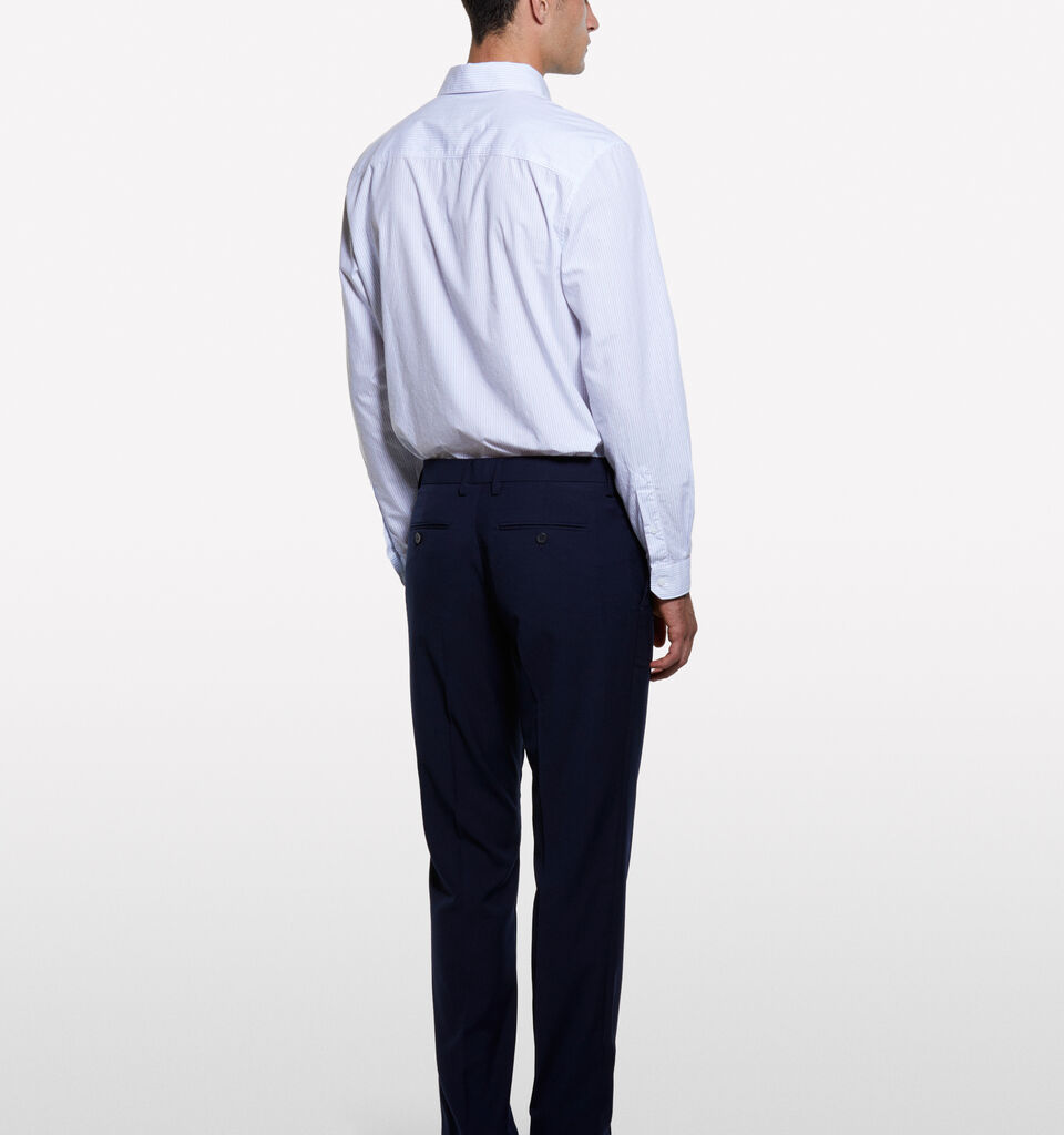 Pantaloni sartoriali blu scuro - pantaloni slim da uomo - Blu Scuro | Sisley image number 2